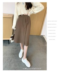 スカート | ロングロング丈 ミモレ丈 ミモレスリット 秋 冬 秋冬 高見え カジュアル Aライン 小柄 キレイめ 通学 着痩せ 通勤 2022新作