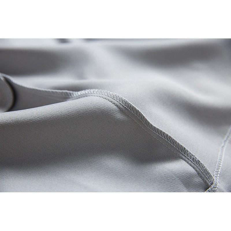 ミニ丈 | ワンピース 夏 レディース ミニワンピース Aラインワンピース 可愛い 無地 グレー 低身長 五分袖 セクシー 大人 スリム 肩出し