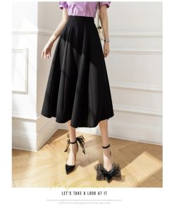 スカート | ロング丈 ボトムス レディース Aライン 上品 20代30代40代50代 カジュアル 通勤通学 お出かけ 夏物 韓国風 着痩せ 体系カバー エレガント