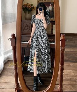 マキシ | ワンピース レディース きれいめ 花柄 ロングワンピース 30代40代50代 Aライン カジュアル お出かけ 着痩せ アウター 上品 夏物 韓国ファッション 通勤通学