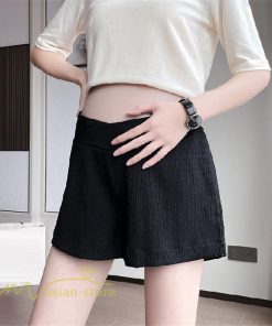 パンツ レギンス | マタニティパンツ ショート丈 レディース サマーパンツ 夏 薄手 ワイドパンツ 着痩せ ゆったり おしゃれ カジュアル 柔らか 上品 妊婦服 ウエスト調整 きれいめ