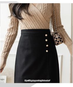 スカート | ロングプリーツカート Aライン 秋冬 レディース ボトムス 通勤 着痩せ キレイめ 20代30代40代50代 カジュアル 上品 ラシャ 大人気