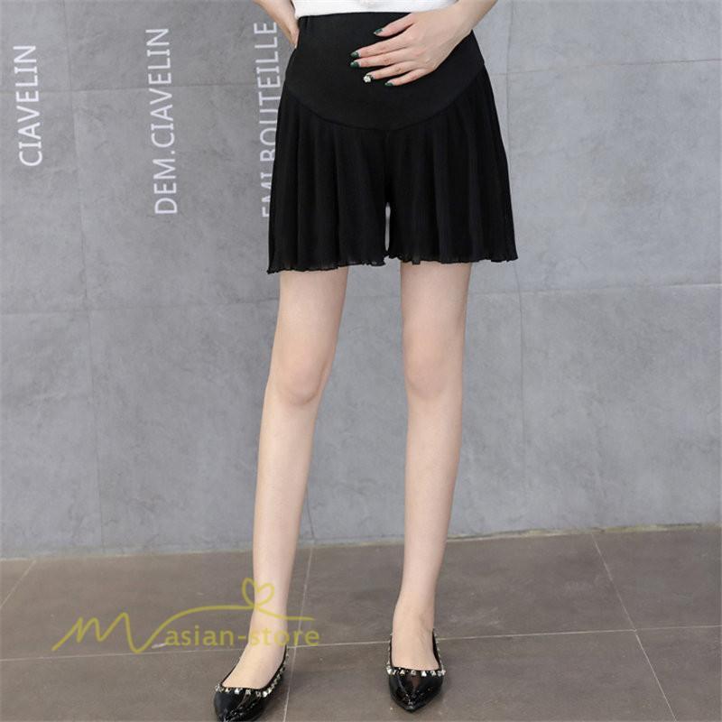 ショートパンツ | パンツ マタニティパンツ ハットパンツ マタニティウェア 可愛い ショート丈 夏 サマーパンツ 着痩せ マタニティウェア ソフト ウエスト調整 上品 ゆったり