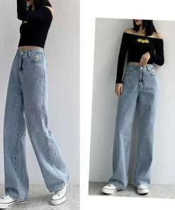 デニム | ヴィンテージライクデニム パンツ ボトムス ハイウエスト シンプル カジュアル レディース