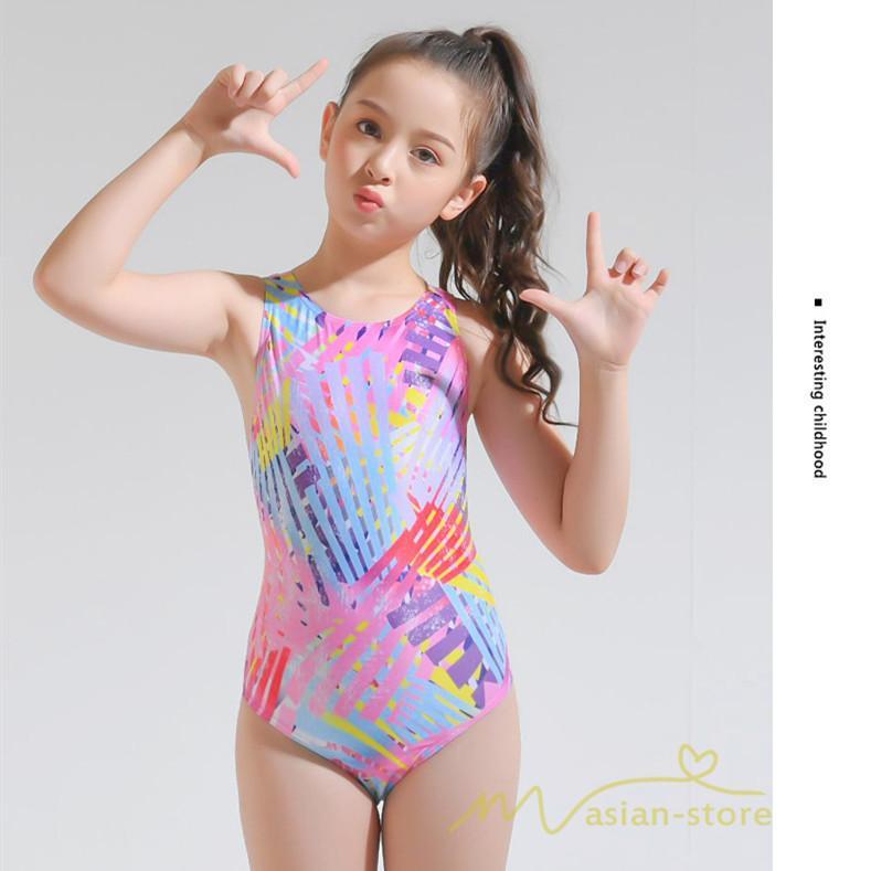 水着 | キッズ 子供 女の子 子供オールインワン 競泳ワンピース フィットネス 競泳用 トレーニング夏 90cm~175cm 練習用