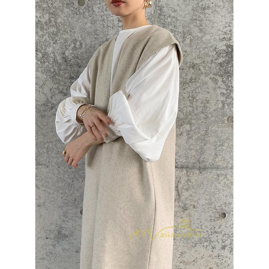 シャツ・ブラウス | 長袖ブラウス 綿100%ブラウス レディース シャツ 秋物 パフスリーブブラウス 無地 トップス 長袖 夏秋物 20代30代 可愛い ゆったりシルエット OL 大人