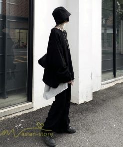 パーカー | 不規則 トップス レディース 2021新作 ワイドプルオーバー フードなし Tシャツ 長袖 インナー 日常感 着回し ゆったり 単品売り カジュアル