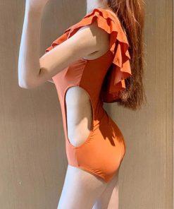 ビキニ | ワンショルダーワンピース水着 レディース