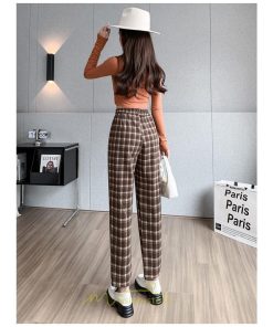 チノ・テーパード・ジョガー・スキニーパン | テーパードパンツ パンツ レディース ボトムス 美脚 楽ちん 体型カバー チェック柄 ハイウエスト お出掛け 20代 10代 細見え 高見え 送料無料 脚長 ロング