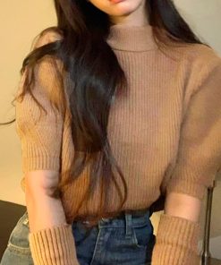 ニット・セーター | アームウォーマー ニットトップス 韓国風