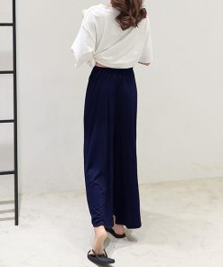 ワイドパンツ | レディース ガウチョパンツ スカーチョ ゆったり パンツ ウエストゴム