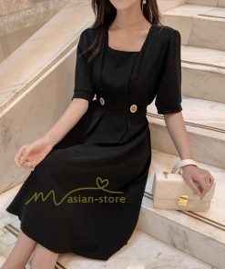 マキシ | ワンピース レディース 40代 きれいめ 膝丈ワンピース 春夏新作 半袖ワンピース 韓国ファッション 通勤通学 20代30代 エレガント お出かけ カジュアル ビジネス