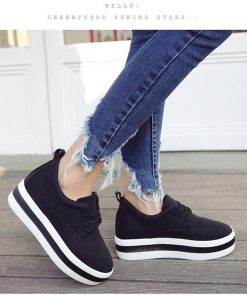スニーカー | 厚底レディースシューズ 靴 スポーツ ランニングシューズ 軽い 可愛いカジュアル 脚長効果 ヒール 歩きやすい シンプル 無地