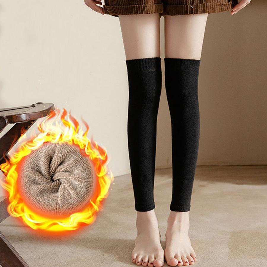 その他小物 | ロング丈ニットレッグウォーマーレディース