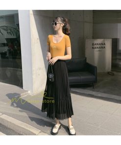 スカート | レディース チュール春夏 コーデ ウエストゴム ロングフレア着痩せ 通勤 マキシ カジュアル 20代30代40代50代 プリーツ