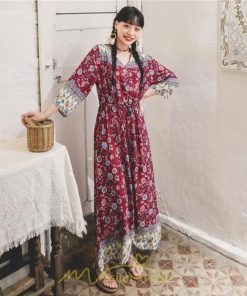 マキシ | ワンピース 大人 上品 きれいめ 長袖 大人可愛い 長袖 カシュクール Vネック ロング丈 マキシ丈 夏 秋 発表会 スリット Aライン お呼ばれ エレガント お嬢様