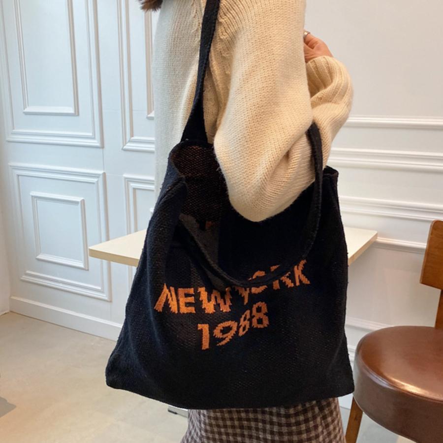 トートバッグ | ニット レディース 秋冬