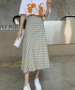 スカート | ボトムス レディース きれいめ 40代 30代 春秋 ロング丈 おしゃれ カジュアル 無地 通勤 OL 韓国風 チェック柄 通学 リゾート 着痩せ 20代 お出かけ