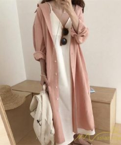 ワンピース | 長袖ロングシャツ20代30代 羽織り 無地 秋物 レディース ロングミモレ丈 大人 綿シャツ ワンピース ママ カジュアル 40代50代