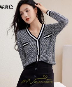 シャツ・ブラウス | ブラウス シャツ レディース 上品 ブラウス きれいめ 通勤 OL ビジネス ゆったり ボーダー柄 ニット オフィス 2022新作 秋服 キレイめ 20代30代40代50代