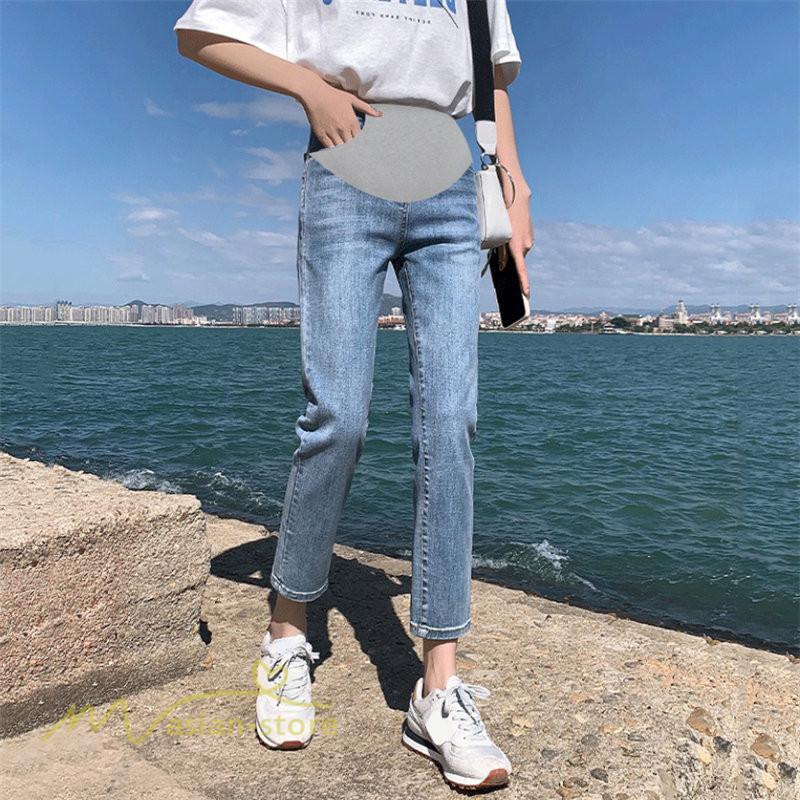 パンツ レギンス | マタニティ パンツ デニムパンツ レディース ジーンズ 妊婦服 産前 マタニティウェア 9分丈 8分丈 大きいサイズ テーパード デニム 着痩せ 日常感 ボトムス