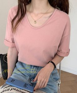 tシャツ・カットソー | Tシャツ ティーシャツ トップス カットソー レディース 春 夏 半袖 無地 綿 スリット 20代30代40代50代 お出かけ 体型カバー 通勤通学 着回し カジュアル 上品