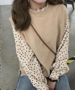 Tシャツ・カットソー | おしゃれ レディース シフォンブラウス ブラウス ドット柄 シャツブラウス ゆったり トップス 水玉模様 オフィス 長袖