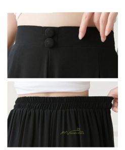 ワイドパンツ | ガウチョパンツ レディース ボトムス ハイウエスト ゆったり パンツ シフォンパンツ スカート風 涼しい 2022 夏 さらさら カジュアル きれいめ