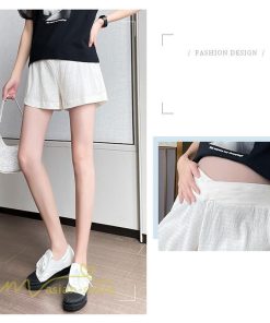 パンツ レギンス | マタニティパンツ ショート丈 レディース サマーパンツ 夏 薄手 ワイドパンツ 着痩せ ゆったり おしゃれ カジュアル 柔らか 上品 妊婦服 ウエスト調整 きれいめ