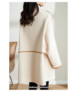 コート・ジャケット | コート チェスターコート ラシャ ミディアム丈コート ジャケット レディース 秋 アウター ゆったり 体型カバー きれいめ 羽織り 通学 通勤 上品 オフィス