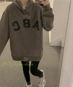 パーカー | 裏起毛 レディース 秋冬 コーデ カジュアル ゆったり プリント 英字 カジュアル 40代 50代 長袖着痩せ レトロ風 フード付き 20代 30代