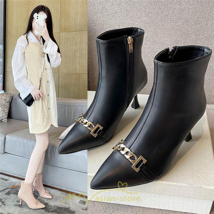 ショートブーツ | ブーツ レディース 履きやすい 痛くない 柔らかい 疲れない カジュアル 旅行 お出かけ 帰省 ドライブ 黒 オフィス セレモニー カーキ ブラック