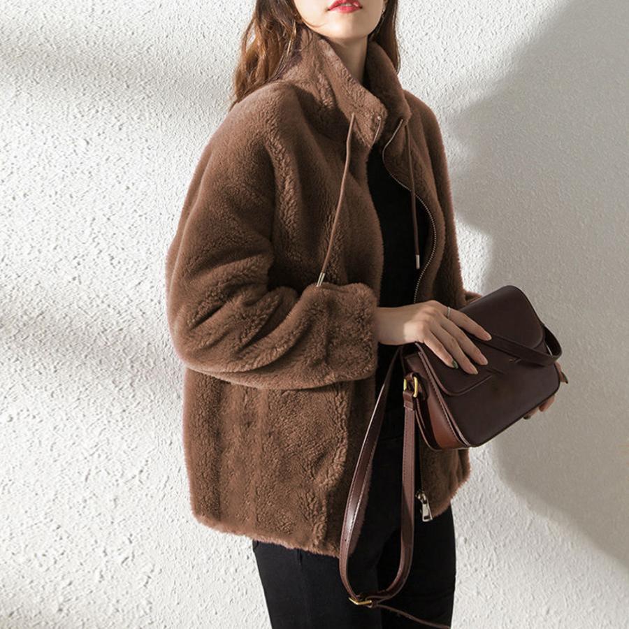 ジャケット・ブルゾン | ボアジャケット レディース 起毛ブルゾン