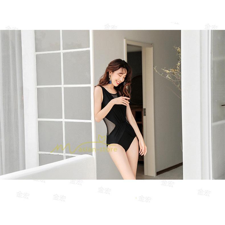 水着 | フィットネスレディース 競泳ワンピース スイムウェア オールインワン 練習用 インナー付 キャップ付 レース付き 20代30代40代 ファッション 上品