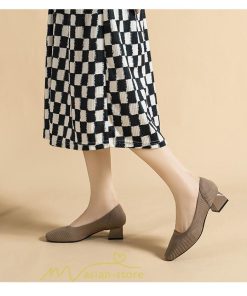 パンプス | ニット26.5cm 大きいサイズレディース 靴 9カラー リブニット 無地 柔らか 歩きやすい 履きやすい 走れる 痛くない スリッポン