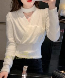 シャツ・ブラウス | ブラウス シャツ 上品 長袖 Vネック オフィスカジュアル 通勤 韓国 ファッション カジュアル エレガント 細身 優雅 OL 20代30代40代 オシャレ 通勤 上品 着回し