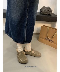 ローファー | モカシン レディース モカシンシューズ カジュアルシューズ 内ボア ファー シンプル ぺたんこ 秋 冬 柔らかい あったか 痛くない もふもふ 2022新作