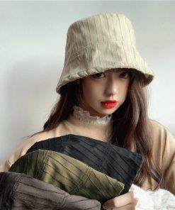 帽子 | サンバイザー レディース 韓国風 無地 バケットハット 両面着 ハット ヴィンテージ ぼうし コットン キャップ
