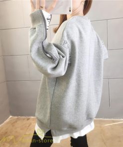 パーカー | トレーナー レディース 秋物 長袖フェイク ロングT 重ね着風 スウェット トップス 秋服 ゆったり 秋冬 大人 プルオーバー 20代30代40代50代60代