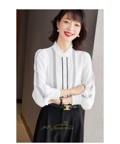 シャツ・ブラウス | ブラウス シャツ レディース 40代 上品 ブラウス きれいめ 通勤 OL ビジネス ゆったり 可愛い カジュアル 秋服 オフィス キレイめ レース 20代30代50代