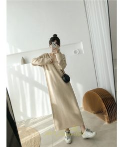 ニットワンピース | レディース 冬 きれいめ ニットフレア ロング おしゃれ 秋冬 長袖 送料無料 可愛い 萌え袖 上品 秋冬コーデ 20代30代40代50代 がーりー