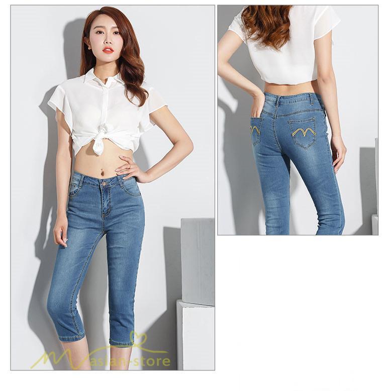 ジーンズ、デニム | パンツ デニム ジーンズ 7分丈 着痩せ レディース 無地 新作 ハイウエスト スキニーパンツ 着回し きれいめ 通勤通学 美脚 アウトドア お出かけ ポケット 定番