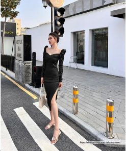 タイト | ワンピースタイトワンピース長袖 上品 セクシー高級感 ワンピース タイトワンピース ヒップアップ スリム 美ライン エレガント お呼ばれ シルエット