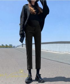 パンツ レギンス | ジーンズ マタニティパンツ レディース ジーンズ 着痩せ 春 秋 新作 妊婦服 産前 大きいサイズ 無地 上品 ９分丈 大人 ウエスト調整 マタニティウェア パンツ