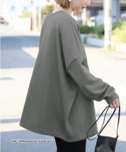 パーカー | 裏起毛トレーナー レディース スウェット トップス ボリューム感 ビッグシルエット オーバーサイズ あったか 秋冬 軽い しっとり 無地 トレーナー