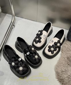 ローファー | 学生 女子 レディース 通学 通勤 学生靴 学校 軽量 花飾り 可愛い 上品 10代20代30代40代 フォーマル コンフォート 送料無料 キレイめ