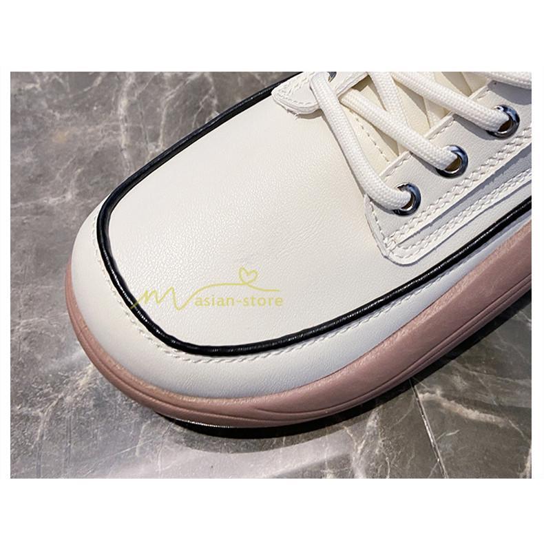 スニーカー | スニーカー レディース レディースシューズ ローカット 靴 厚底 ダッドウォーキングシューズ Pu革 厚底靴 美脚 厚底スニーカー 歩きやすい