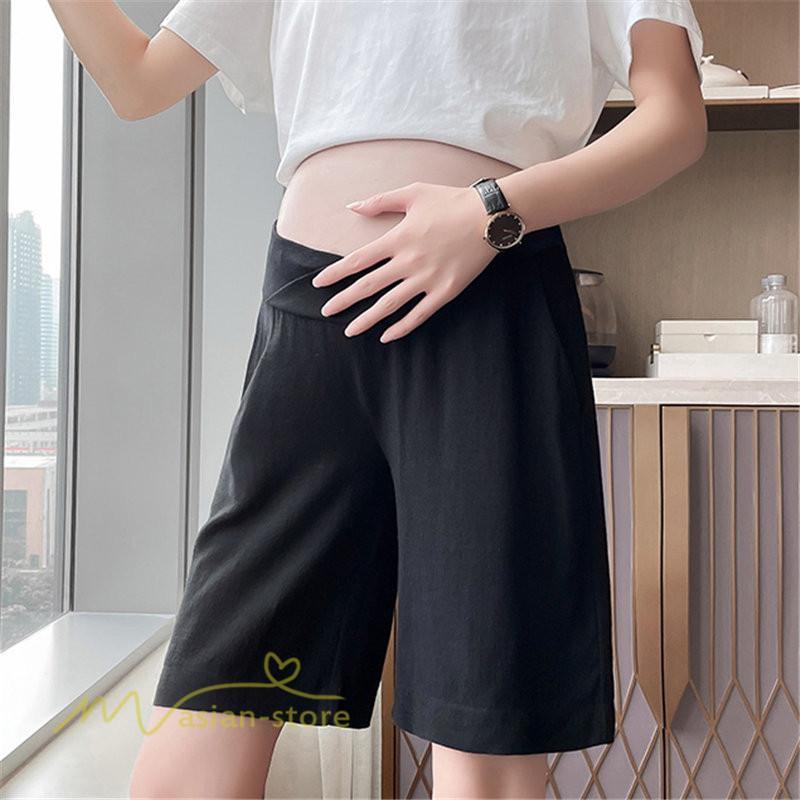 パンツ レギンス | マタニティパンツ レディース 麻 綿 ウエスト調整 着痩せ 妊婦服 パンツ マタニティウェア 無地 薄手 サマー ボトムス 産後 産前 マタニティ お出かけ 通勤