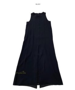 ノースリーブ | ワンピース マキシワンピース マキシワンピ マキシ ロングワンピース ワンピ スリット シンプル 無地 春夏 フレアワンピース ゆったり