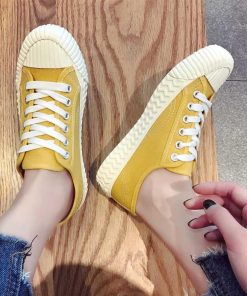 サンダル | スニーカー 歩きやすい レディース 無地 ローカット 帆布靴 おしゃれ キャンバススニーカー